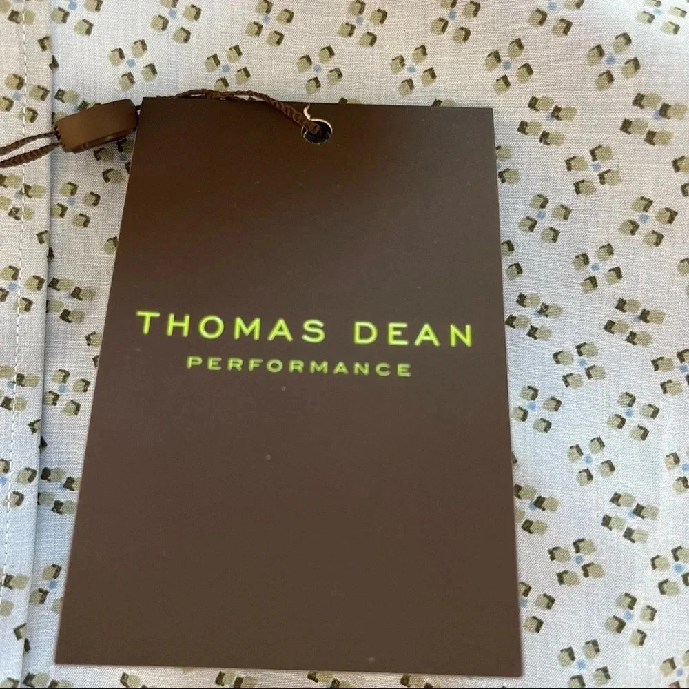 THOMAS DEAN BLUE DESIGN PERFORMANCE BUTTON DOWN S… - image 9